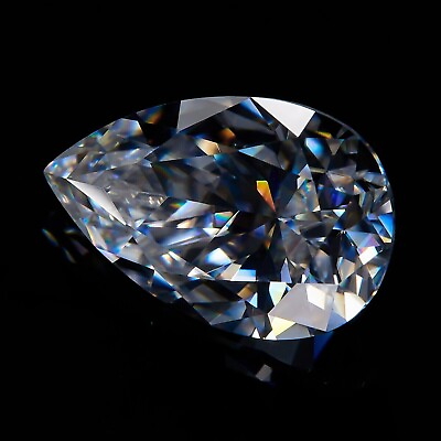 #ad Brilliant 2 Carat HPHT Pear Diamond VVS1 Clarity D Grade Sparkle with Elega $269.99