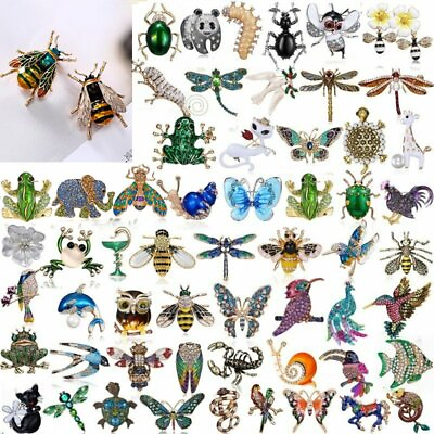 #ad #ad Fashion Animal Bee Butterfly Frog Brooch Pin Clothing Collar Brooch Wholesale $3.50