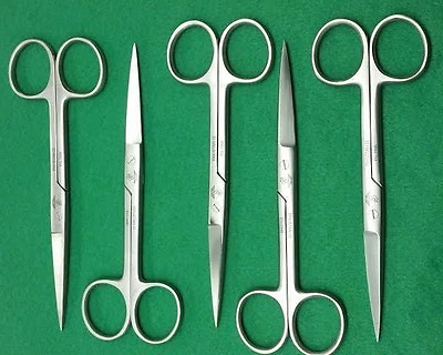 #ad 5 O.R Dressing Operating Scissors SHARP SHARP 5.5quot; ROUND PATTERN SURGICAL INST $13.79