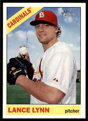 #ad 2015 Topps Heritage Lance Lynn #62 St. Louis Cardinals $0.99