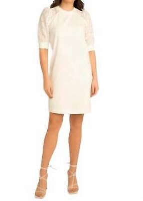 #ad Esqualo Sweatshirt Dress With Lace Sleeves for Women $70.00