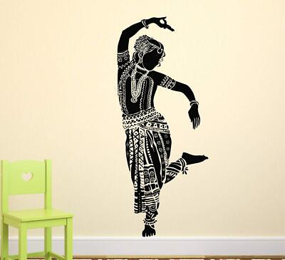 #ad Bharathanatiyam Dancing Wall Sticker Vinyl Art Home Decals Room Decor Mural $18.49