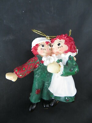 #ad Raggedy Ann amp; Andy Christmas Holiday Ornament TM amp; Samp;S 1998 3quot; Tall $5.95