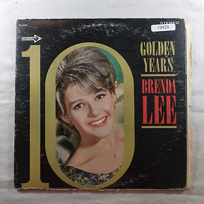 #ad Brenda Lee Golden Years Record Album Vinyl LP $4.04