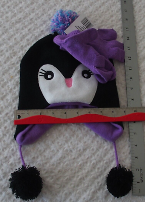 #ad 5 Style Girls Penguin Hat Mittens NEW NWT winter fall $12.00