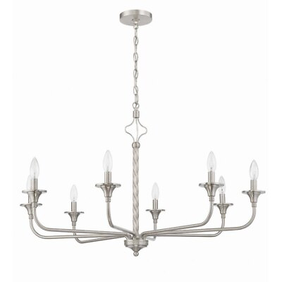 #ad 8 Light Chandelier In Traditional Style 22.99 Inches Tall and 38.03 Inches $394.95