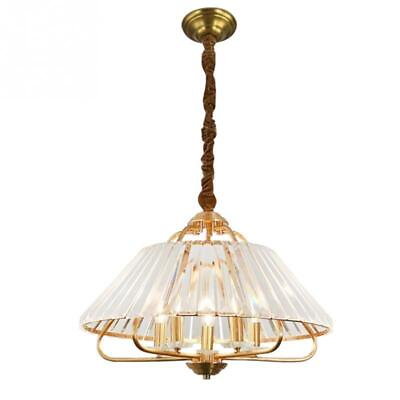 #ad Modern Crystal Gold Chandelier Adjustable Pendant Ceiling Lamp with 5 Lights $220.99