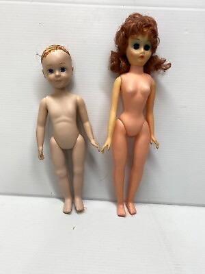 #ad 2 vintage dolls by The Craft Doll Collection FOR PARTS OR REPAIR $9.99