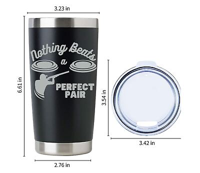 #ad Nothing Beats a Perfect Pair ENGRAVED Insulated Tumbler 20 oz $25.00
