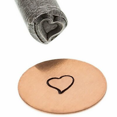 #ad 5 MM Curved Heart Shape Stamp Stamping Punch Marking Jewelry Pendants Metals $12.95