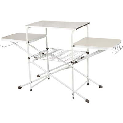 #ad Camp Kitchen Cooking Stand with Three Table Tops Indoor Outdoor $35.04