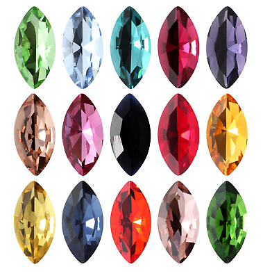 #ad AUREA Crystals A4200 Navette Fancy Stones Crystals * Many Colors $1.86
