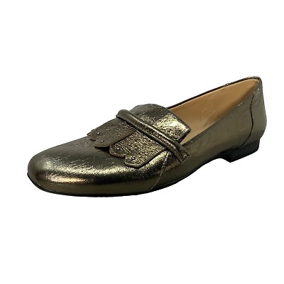 #ad Naturalizer Ellis Loafer Kelt Leather Strap Bronze Women#x27;s Career Shoe Size 8 N $16.00