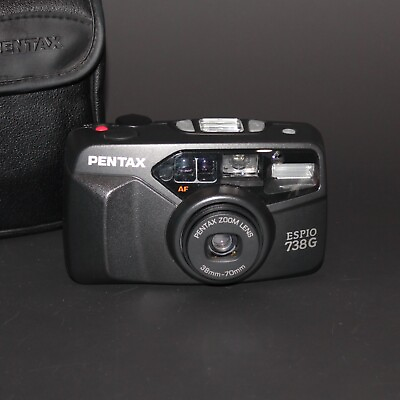 #ad Pentax Espio 738G 35mm Film Camera Vintage Point and Shoot Auto Focus $59.95