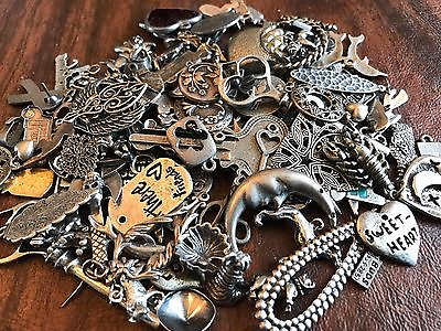 #ad 30 ASSORTED CHARMS amp; PENDANTS. $4.95