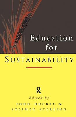 #ad Education for Sustainability by Stephen Sterling English Hardcover Book $220.88