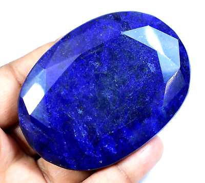 #ad 690.5 Ct Natural Huge Blue Sapphire Certified Museum Use Oval Loose Gemstone $29.99
