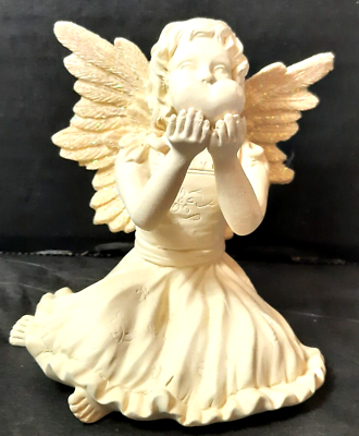 #ad Angelstar Inspiration Love Angel Figurine 2011 Glitter Wings $24.00