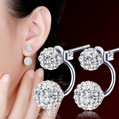 #ad Gorgeous Crystal Cubic Zircon Earrings Stud Dangle CZ Drop Wedding Jewelry Women $5.59