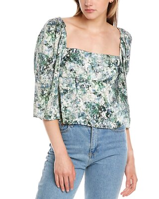#ad Vince Painted Floral Top Women#x27;s $74.99