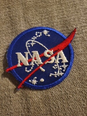 #ad NEW NASA National Aeronautics and Space Administration Meatball Logo Patch 3quot; $4.75
