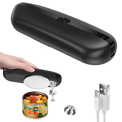 #ad Electric Commercial Can Opener Automatic Smooth Stainless Steel USB Rechargeable $23.74