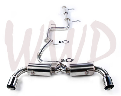 #ad 2.5quot; Stainless Dual CatBack Exhaust Muffler System For 04 09 Mazda 3 Mazda3 2.3L $339.95
