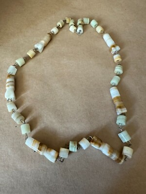 #ad Retro Style Agate Necklace 20quot; Boho New Age $16.00