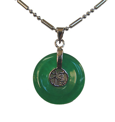 #ad Blessings of Jade Pendant with Chain $19.99