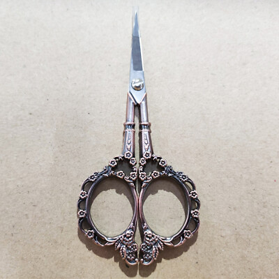 #ad Durable Sewing Tool Vintage Style Plum Blossom Needlework Embroidery Scissor $9.49