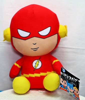 #ad Justice League FLASH Plush 12quot; DC Comics Toy Factory Stuffed Soft Toy $10.00