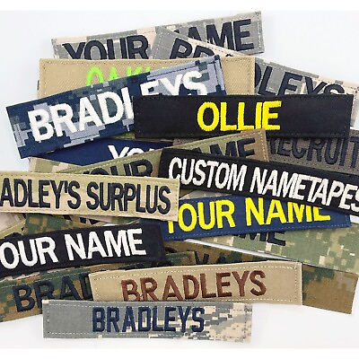 #ad Name Tapes Military Nametapes Custom Name Patches Embroidered Name Tags $6.95