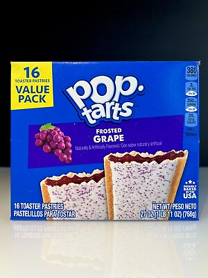 #ad 🍇 Brand New Discontinued Limited Edition Pop Tarts Frosted Grape Box 16ct $27.99