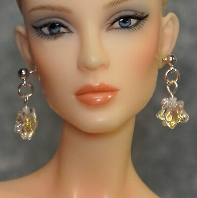 #ad Earrings Only AB Crystal Star Jewelry Set for 16quot; to 22quot; Fashion dolls $16.95