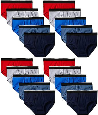 #ad Mens Cotton Briefs Size 2X Assorted Colors Wholesale Underwear Men $39.00