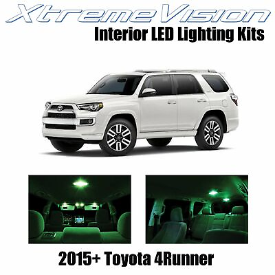 #ad XtremeVision Interior LED for Toyota 4Runner 2015 13 PCS Green $13.99