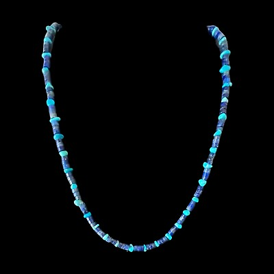 #ad Native American Lapis amp; Sleeping Beauty Turquoise Necklace $38.99