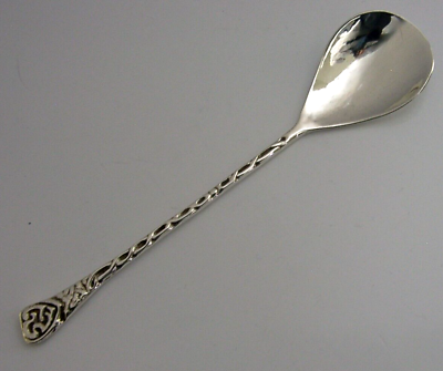 #ad BEAUTIFUL SCOTTISH SOLID SILVER CELTIC SPOON c1950 ARTS amp; CRAFTS GBP 42.00