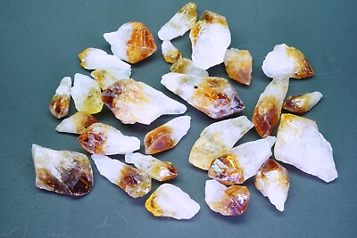 #ad Citrine Crystal Points 1 4 Lb Natural Yellow Gold Crystal Points Gemstones $9.71