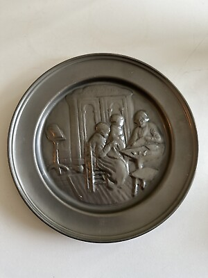 #ad European Silver Decorative Plate C $285.00