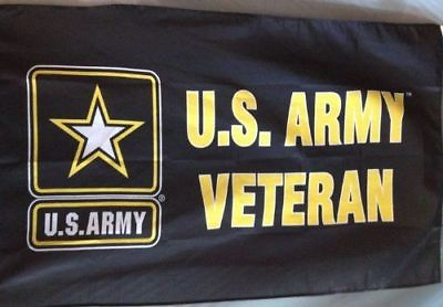#ad 3X5 US Army Veteran Flag Premium Retired Banner FAST USA SHIPPING 100D $9.88
