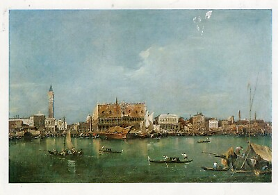 #ad Venice From Bacino Unposted Vintage Postcard Francesco Guardi Italian $9.99