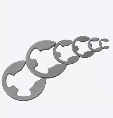 #ad 316 Stainless Retaining Rings E Clips Washers 2mm 2.5mm 3mm 4mm 5mm 6mm 8mm 10mm $1.44