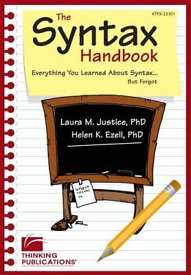 #ad The Syntax Handbook: Everything You Learned About Syntax VERY GOOD $16.73