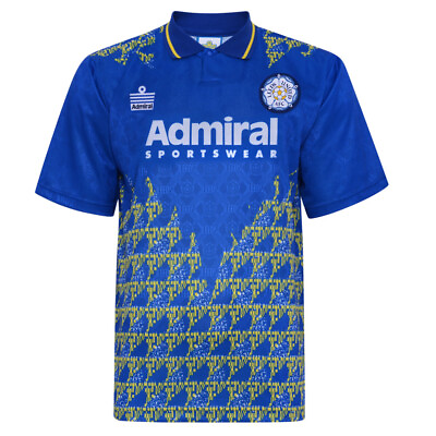 #ad 1993 LEEDS UNITED ADMIRAL SHIRT BNWT OFFICIAL SCORE DRAW SMALL S NEW LEEDS UTD GBP 35.99