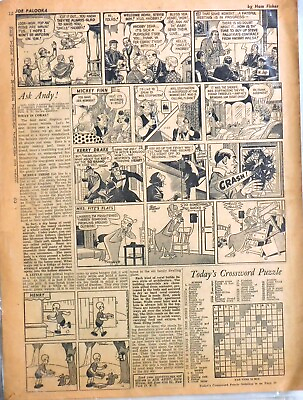 #ad NY Daily Mirror 1957 Comics Pge $15.00