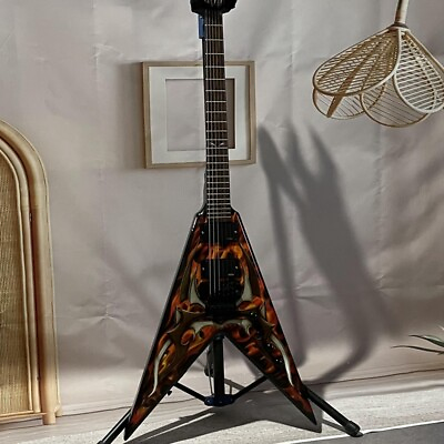 #ad Black Kerry King V2 Electric Guitar Rosewood Fretboard FR Bridge Active Pickups $289.00