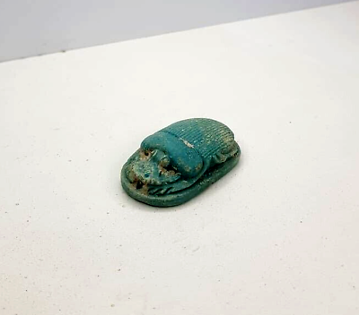 #ad RARE PHARAONIC SCARAB AMULET MUSEUM ANCIENT EGYPTIAN ARTIFACTS BC $125.00