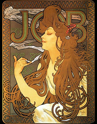 #ad Print Job 1896 by Alphonse Maria Mucha $8.99
