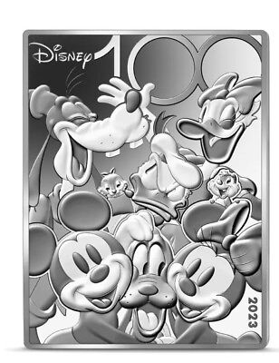 #ad Disney silver coin Proof Quality france 2023 $129.99